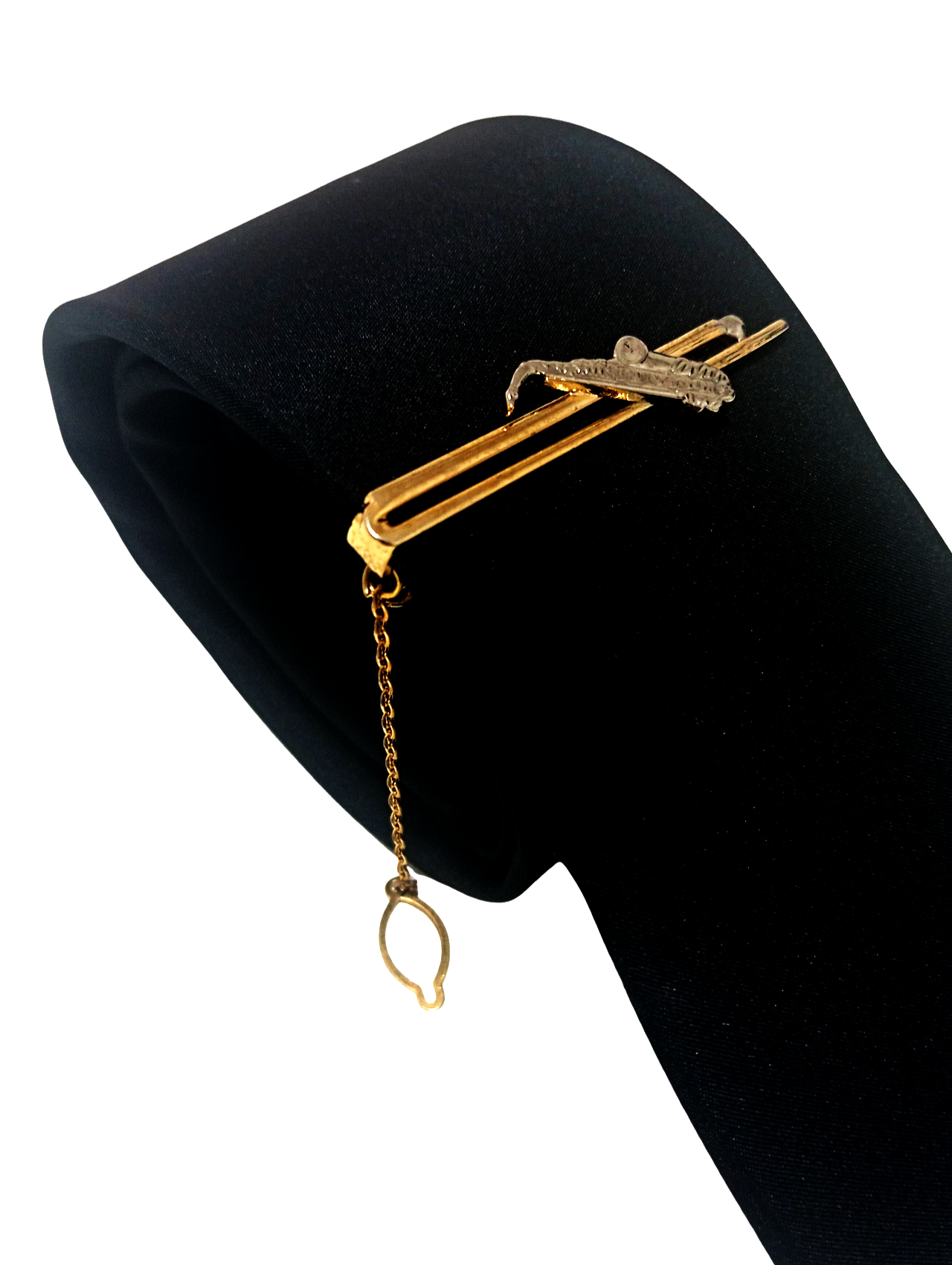 Prendedor de Gravatas Saxofone