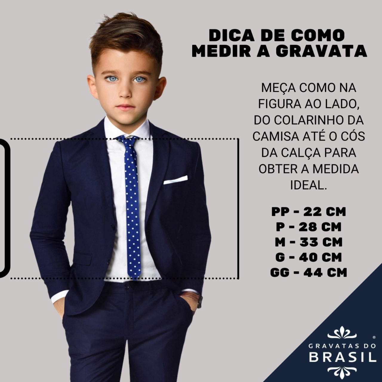 Gravata Infantil Branca