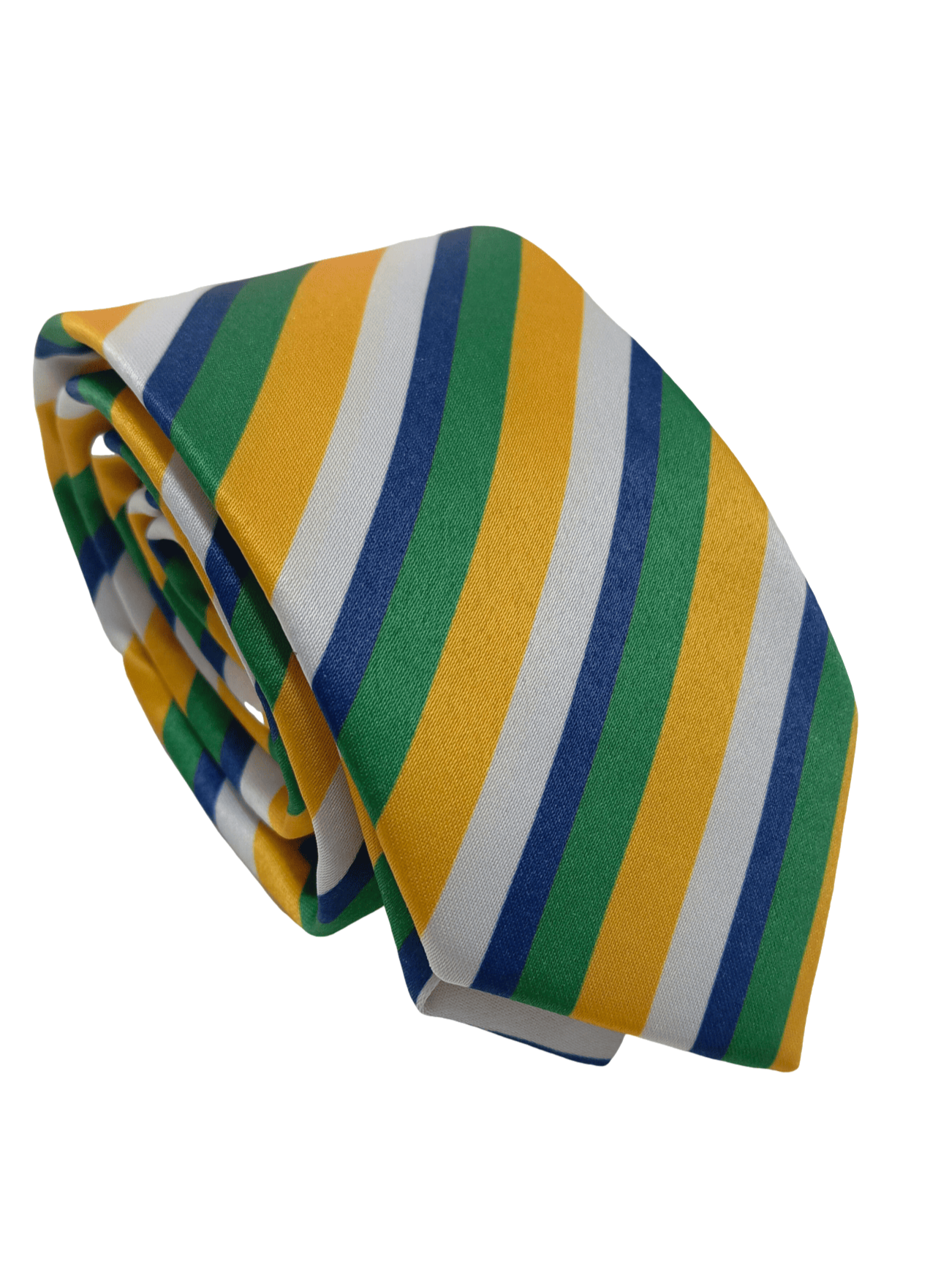 Gravata Tradicional Lisa Cores Bandeira do Brasil