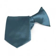 Gravata Infantil Azul Petróleo