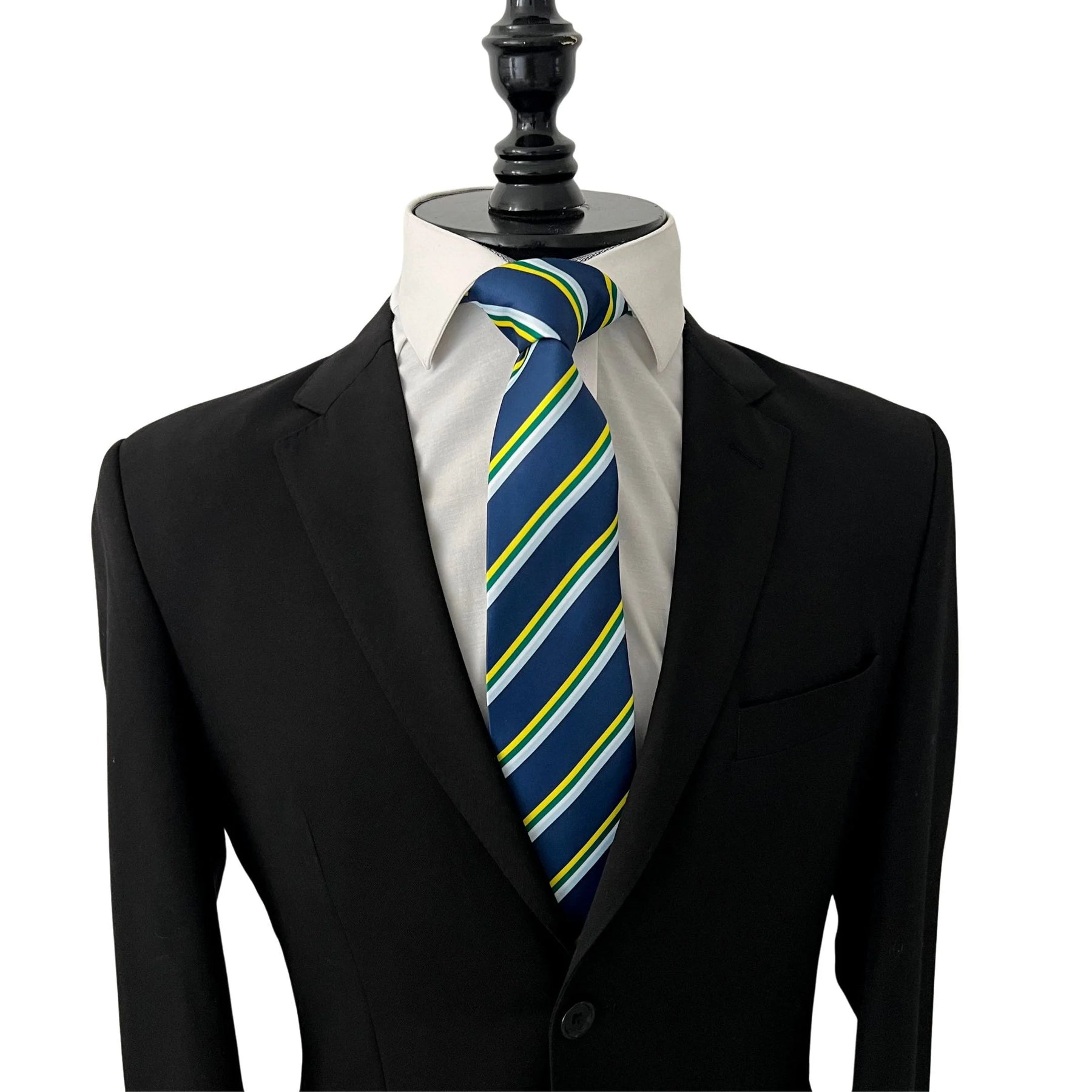 Gravata Tradicional Lisa Bolsonaro Cores da Bandeira do Brasil