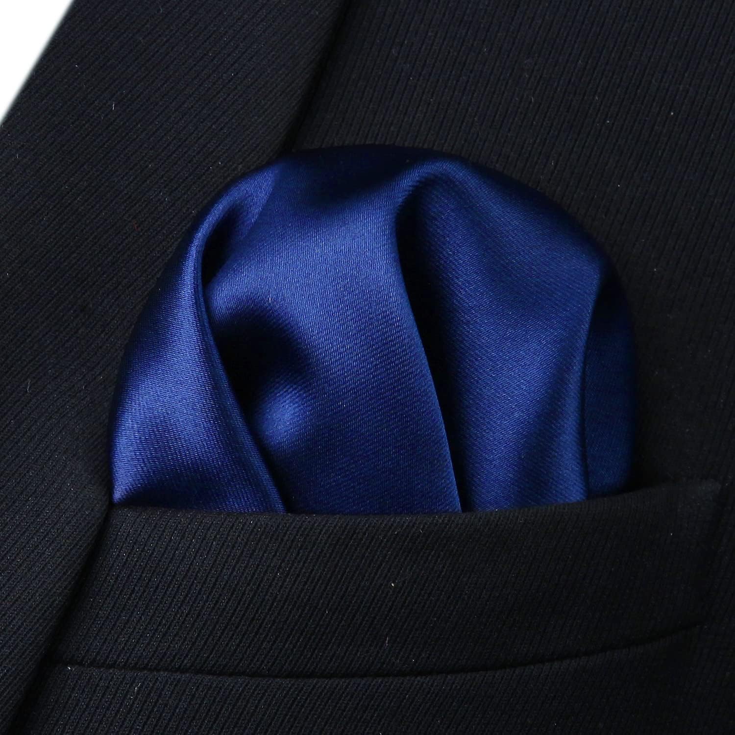 Gravata Tradicional e Lenço Azul Marinho