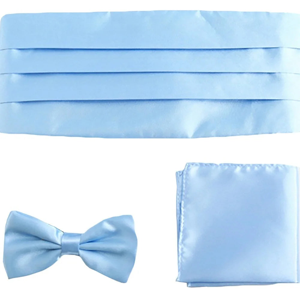 Kit Smoking Azul Bebê