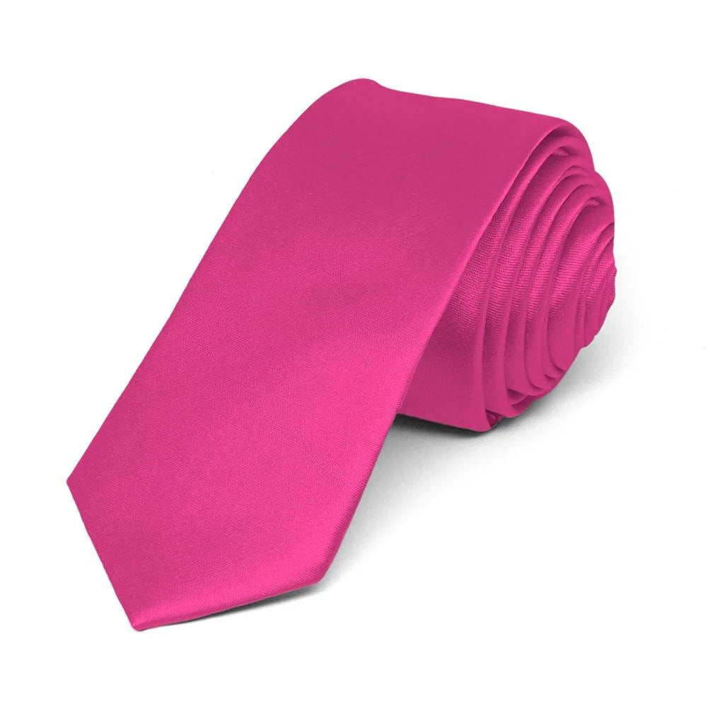 Gravata Tradicional Lisa Rosa Pink