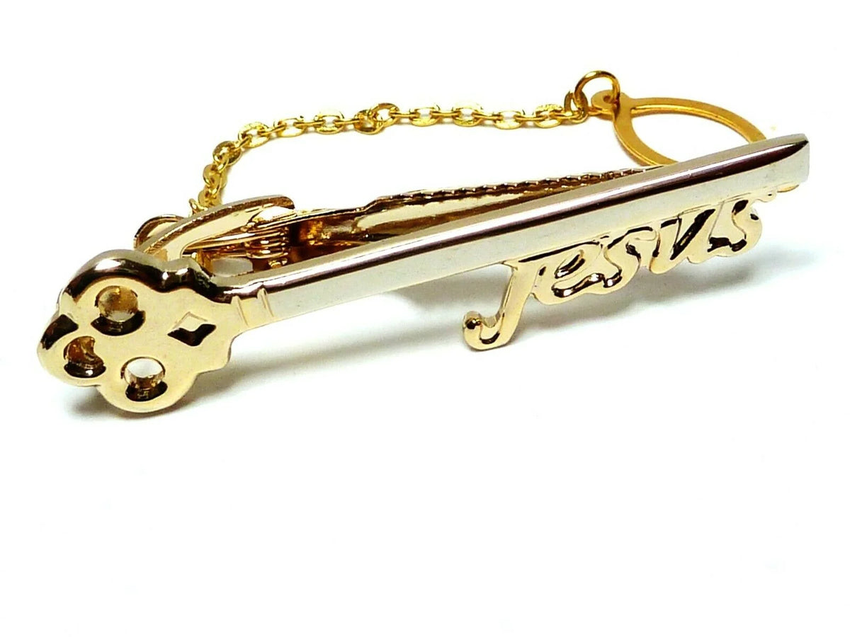 Prendedor de Gravatas Chave Jesus