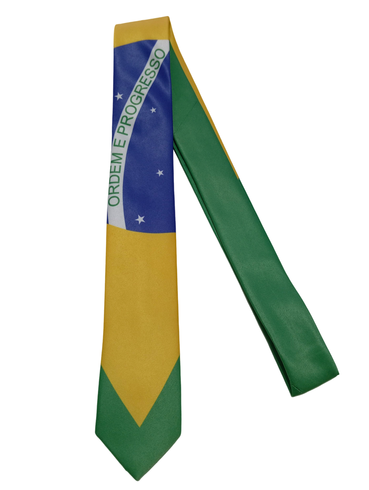 Gravata Tradicional Lisa Bandeira do Brasil